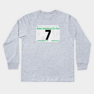 Dunder Mifflin Fun Run Race #7 (Darryl) Kids Long Sleeve T-Shirt